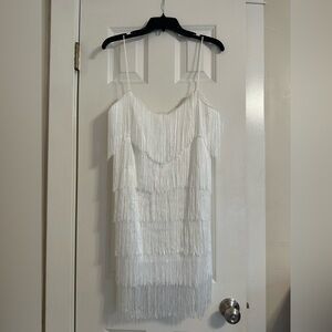 Jenny Yoo Ivory Fringe Bridal Dress